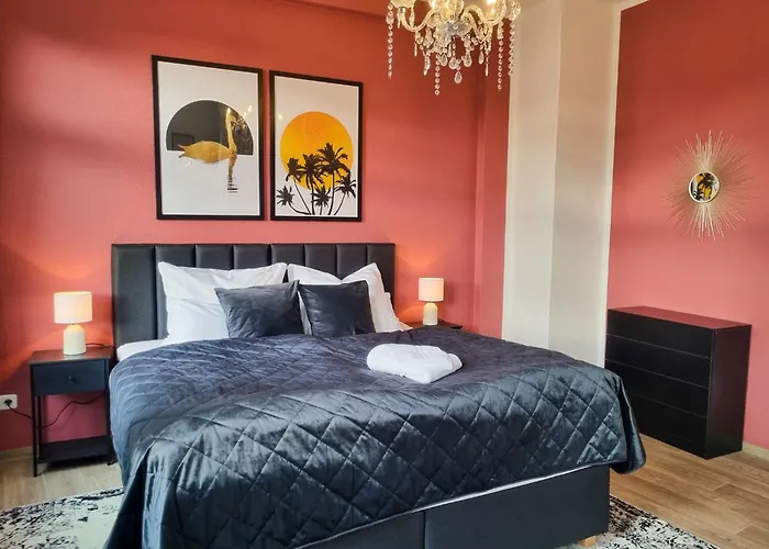 Maremar - Design Maisonette Altstadt - 4 Pers - 57qm - Luxus Boxspringbett - Kueche - Arbeitsplatz - Privater Parkplatz 公寓 格赖茨