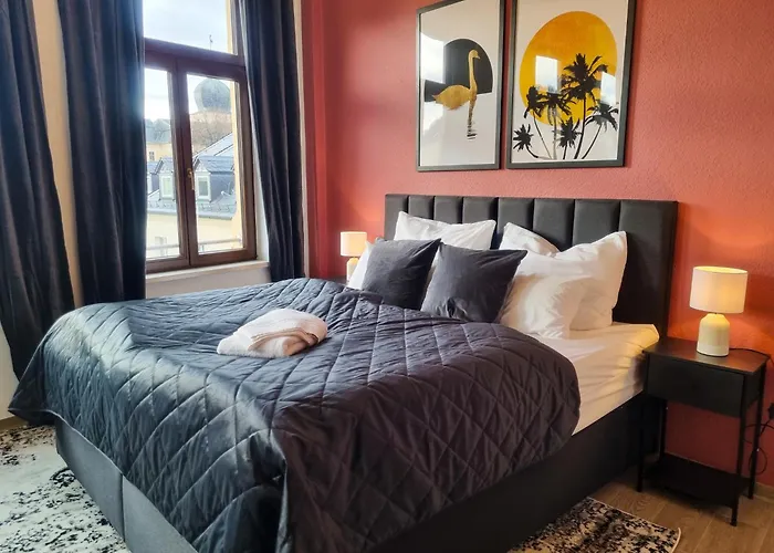 Maremar - Design Maisonette Altstadt - 4 Pers - 57qm - Luxus Boxspringbett - Kueche - Arbeitsplatz - Privater Parkplatz 公寓 *